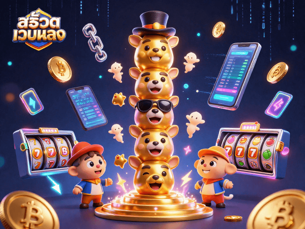 Engage in thrilling slots and jackpots at สล็อตเว็บตรง with vibrant 3D casino elements.