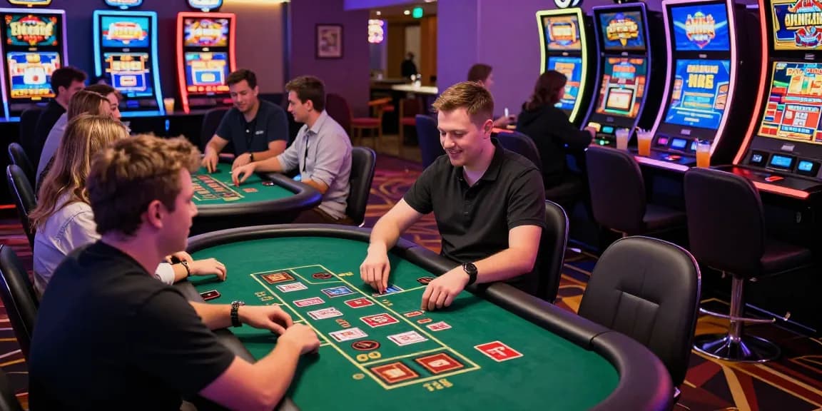 Players enjoying online credit card casinos at a vibrant gaming scene, from https://ieee.org.uk showcasing diverse gaming options in 2026.