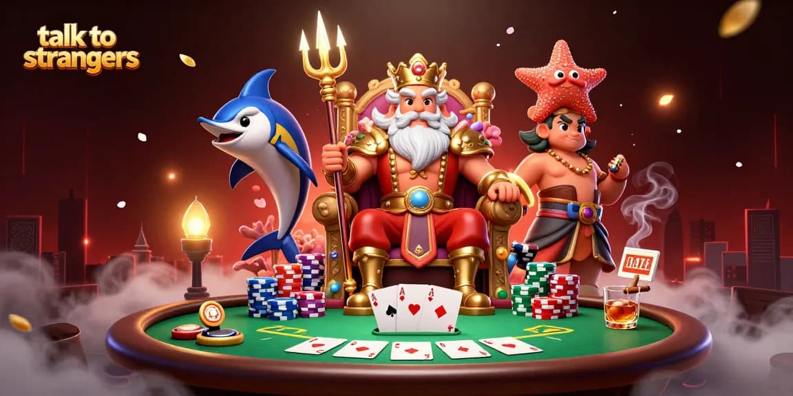 Talk to strangers while engaging in immersive poker gameplay with verified participants.