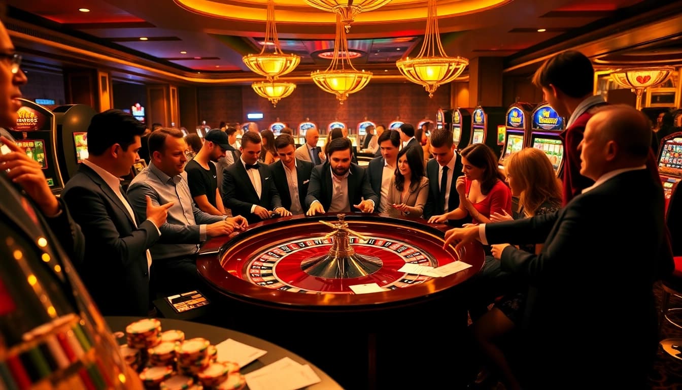 Vivez les meilleurs moments au meilleure casino en ligne avec des scènes de jeu vibrantes et des joueurs engagés.