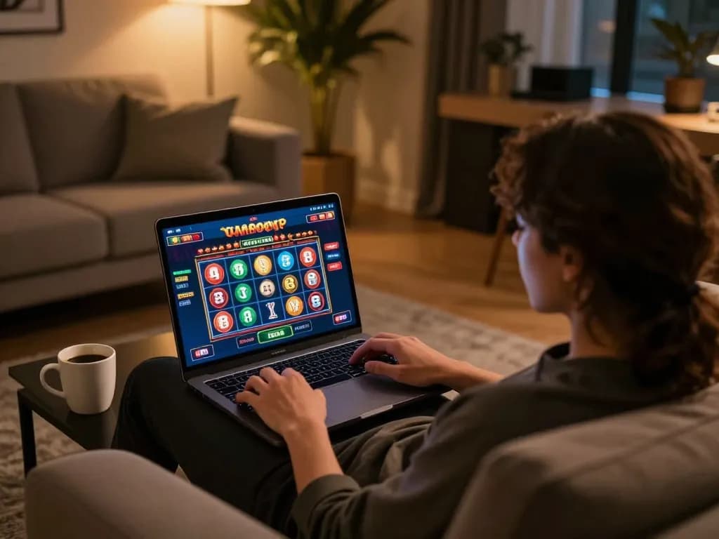 Catching the excitement of casinò online italiani non aams through immersive at-home gaming experience with laptops and cozy setup