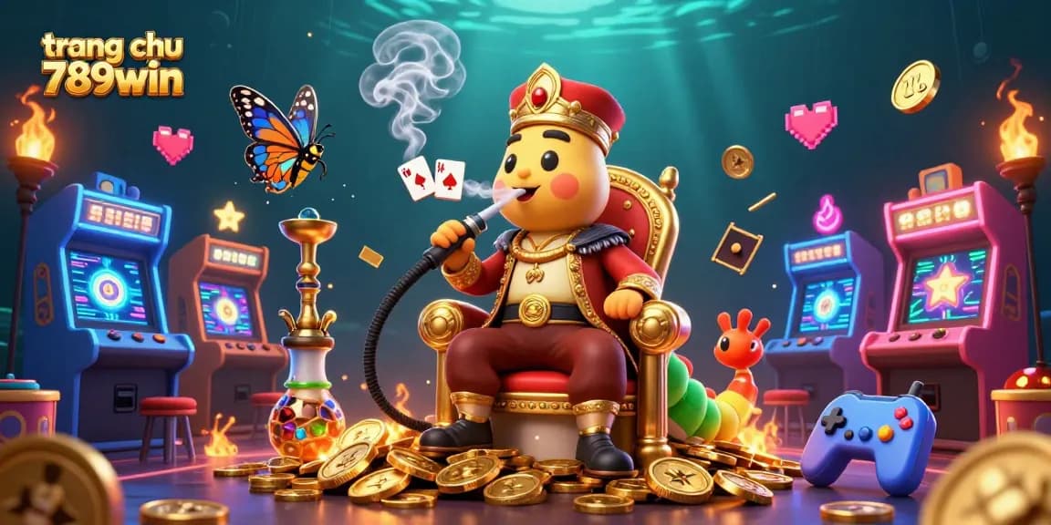 Experience the thrill of trang chu 789win with a vibrant casino-themed illustration.