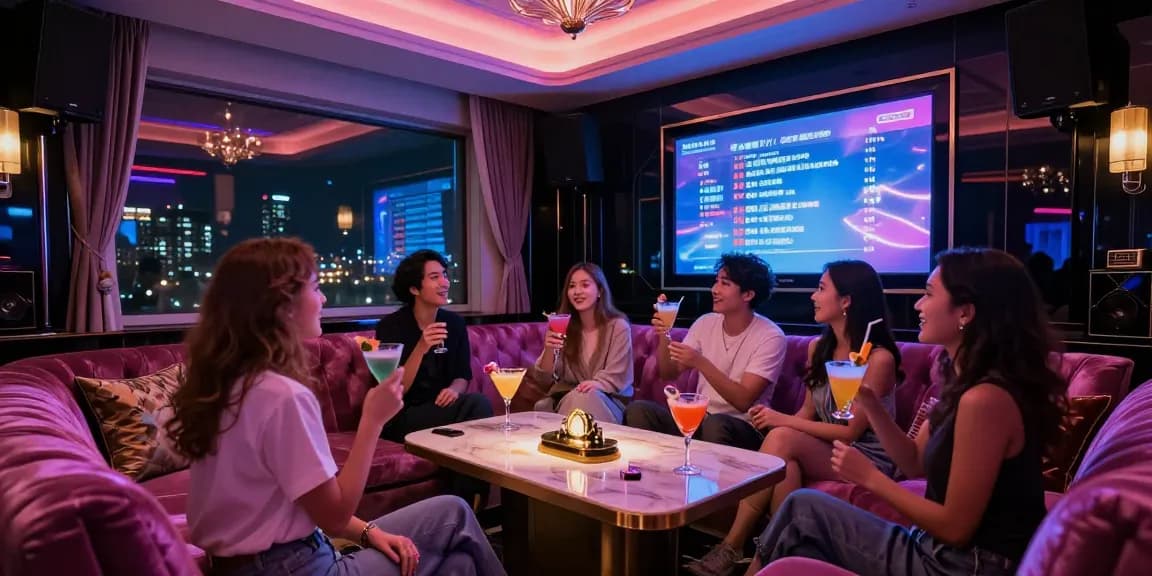 Experience luxury karaoke at https://www.gangnamtune.com/ with friends in an elegant private room.