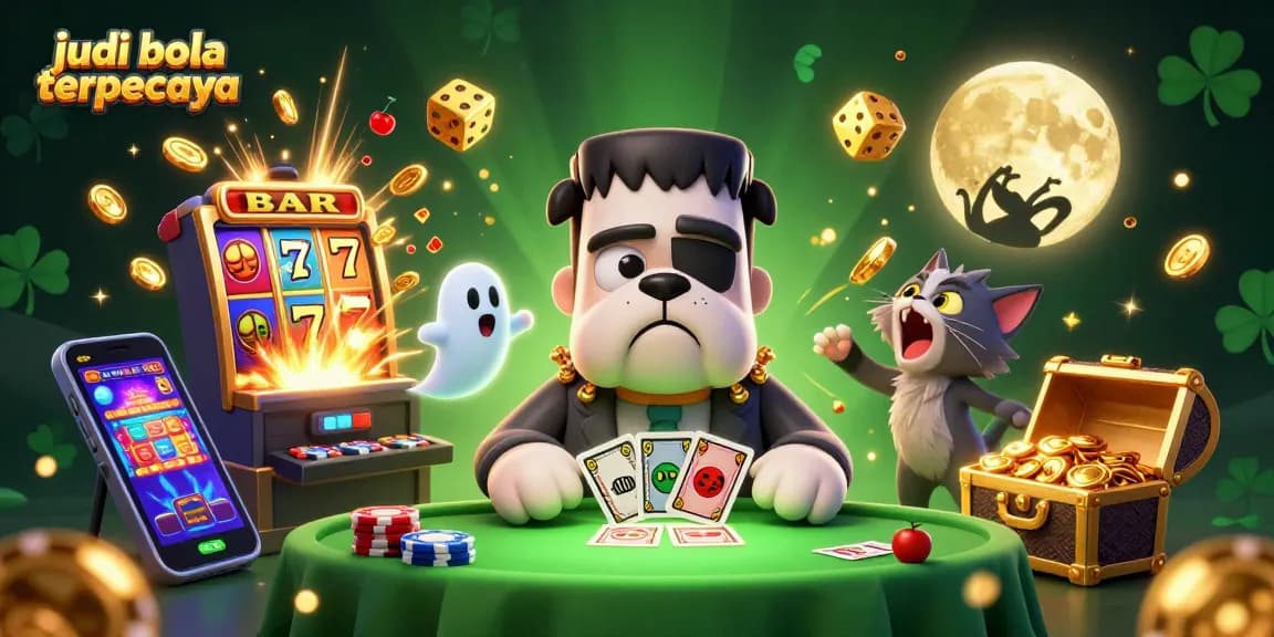 Experience winning strategies in judi bola terpercaya with lively 3D casino characters and vibrant game elements.