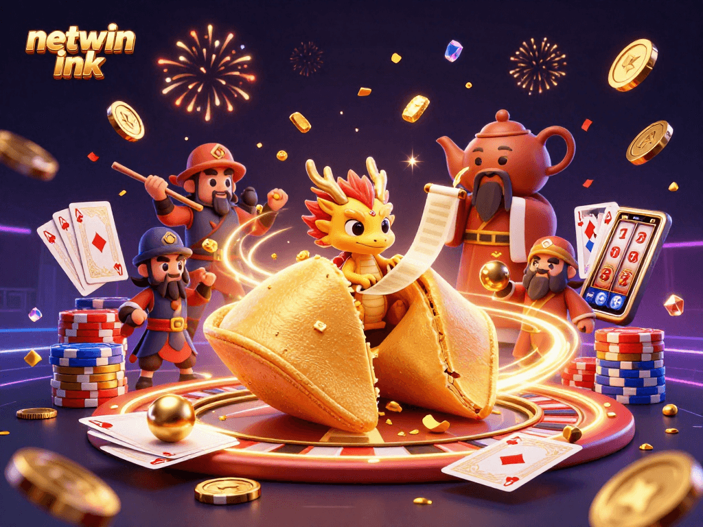 Engage with netwin ink's vibrant online entertainment scene featuring a dynamic, interactive casino theme.