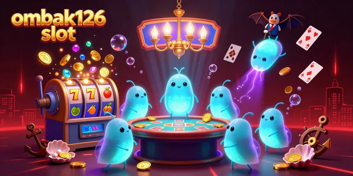 Light up your ombak126 slot experience with vibrant 3D casino captivating scenes featuring animated glowworms.