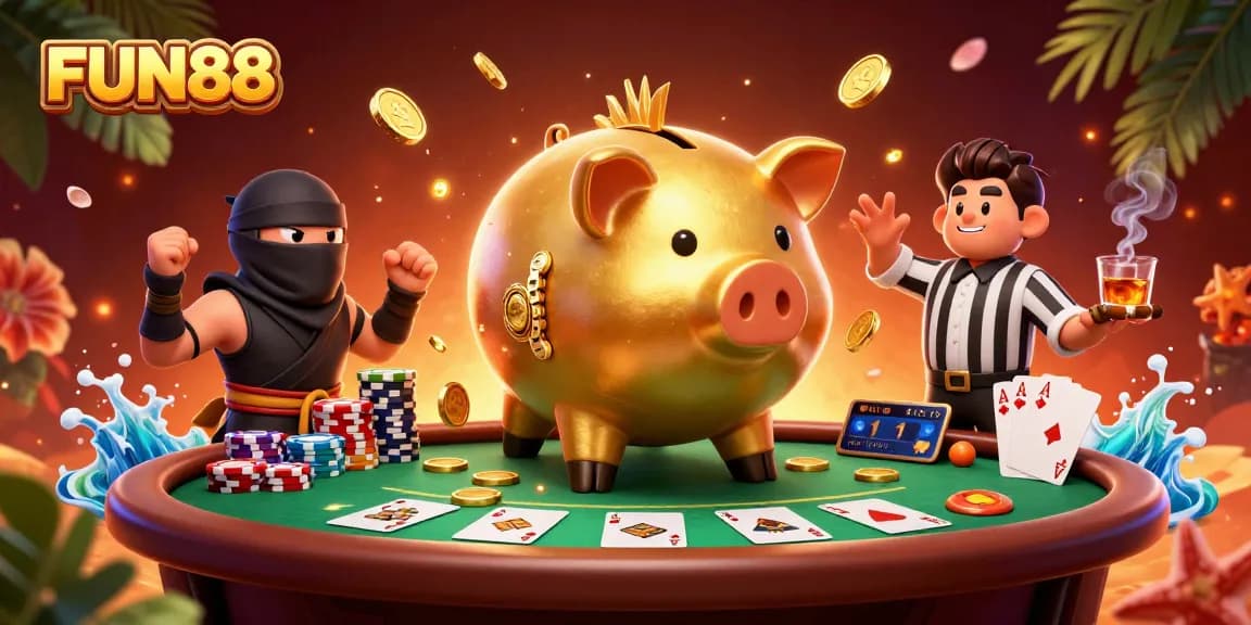 Engage with FUN88 through exciting casino games and vibrant online betting action.