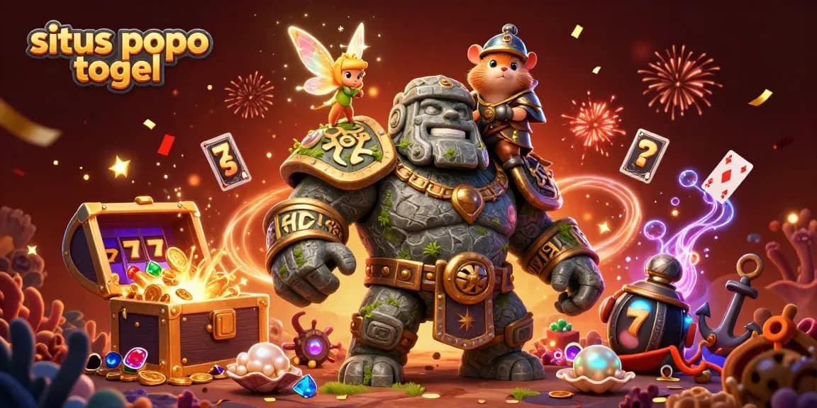 Experience thrilling chances at situs popo togel with captivating gaming characters and vibrant scenes.