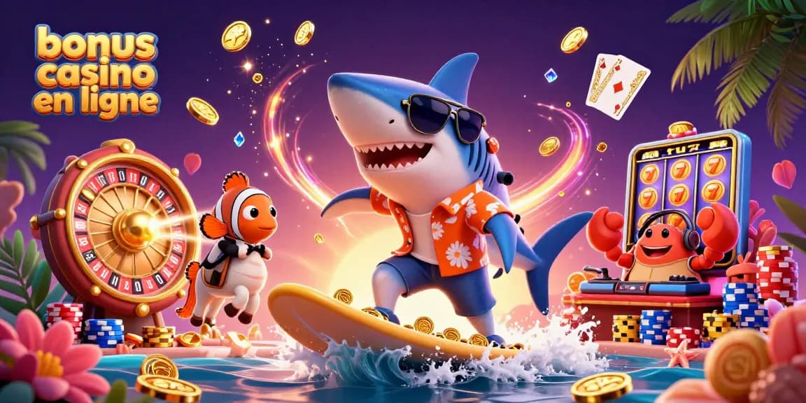 Plongez dans l'arène des bonus de casino en ligne avec des personnages et des éléments animés captivants.