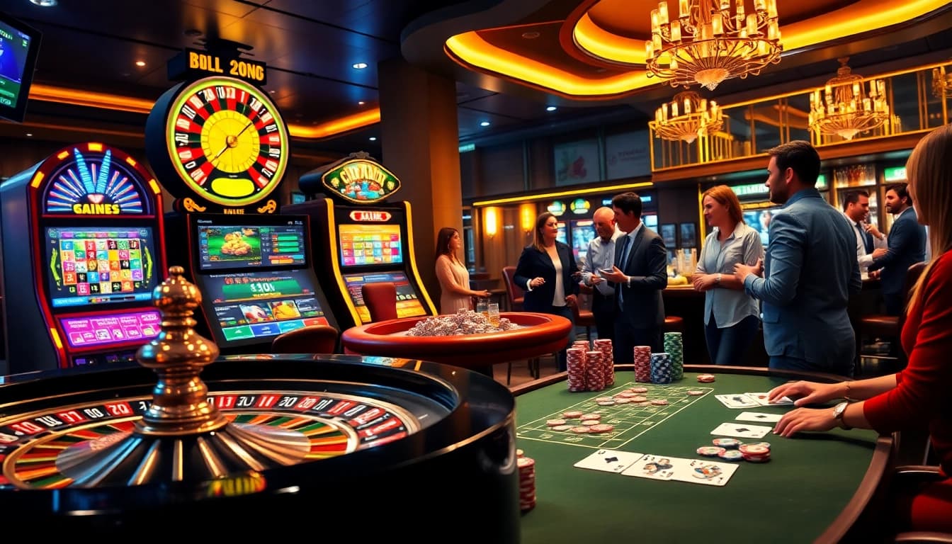 Découvrez l'excitation du meilleure casino en ligne avec des machines à sous vibrantes, des tables de poker et des roues de roulette.