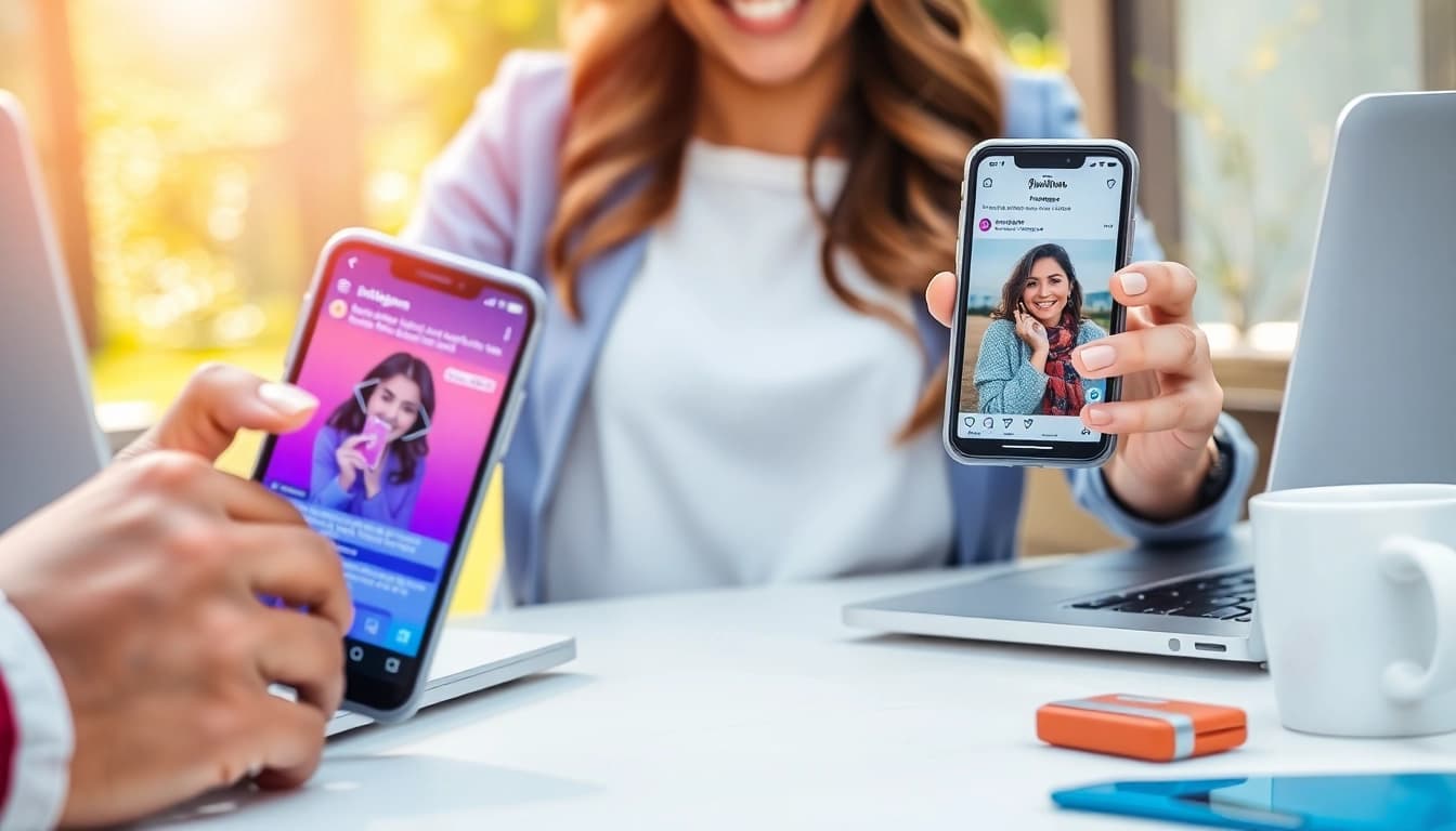 インスタでフォロワーを買う方法とその利点を説明したビジュアル