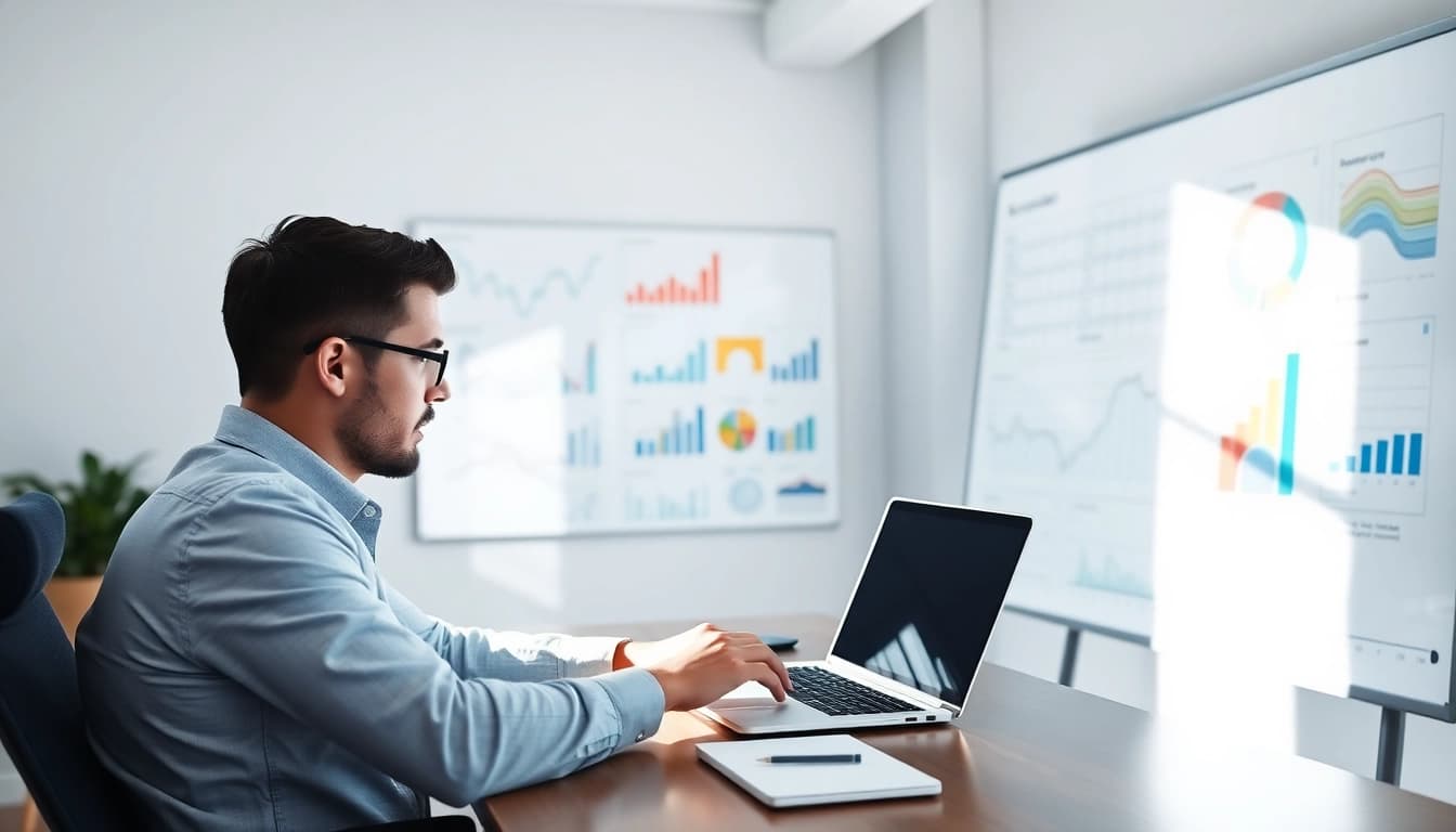 Boost your visibility with Clearwater FL SEO strategies in a professional office setting.