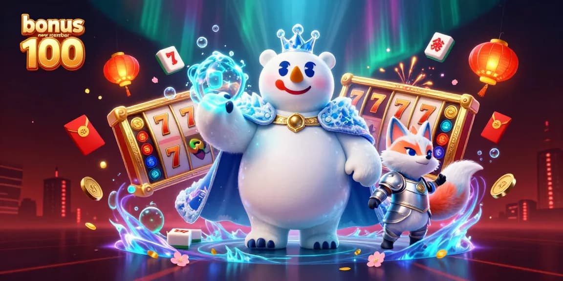 Engage with the exciting bonus new member 100 offers while spinning slot reels and enjoying festive elements.