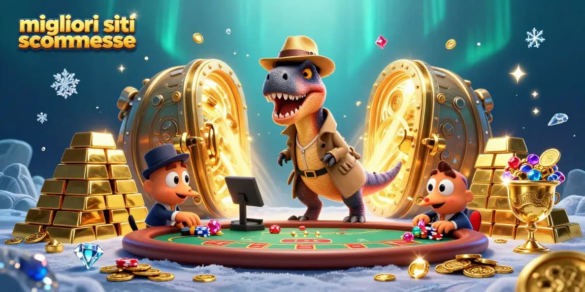 Vivi le emozioni dei migliori siti scommesse con un velociraptor al tavolo da blackjack.