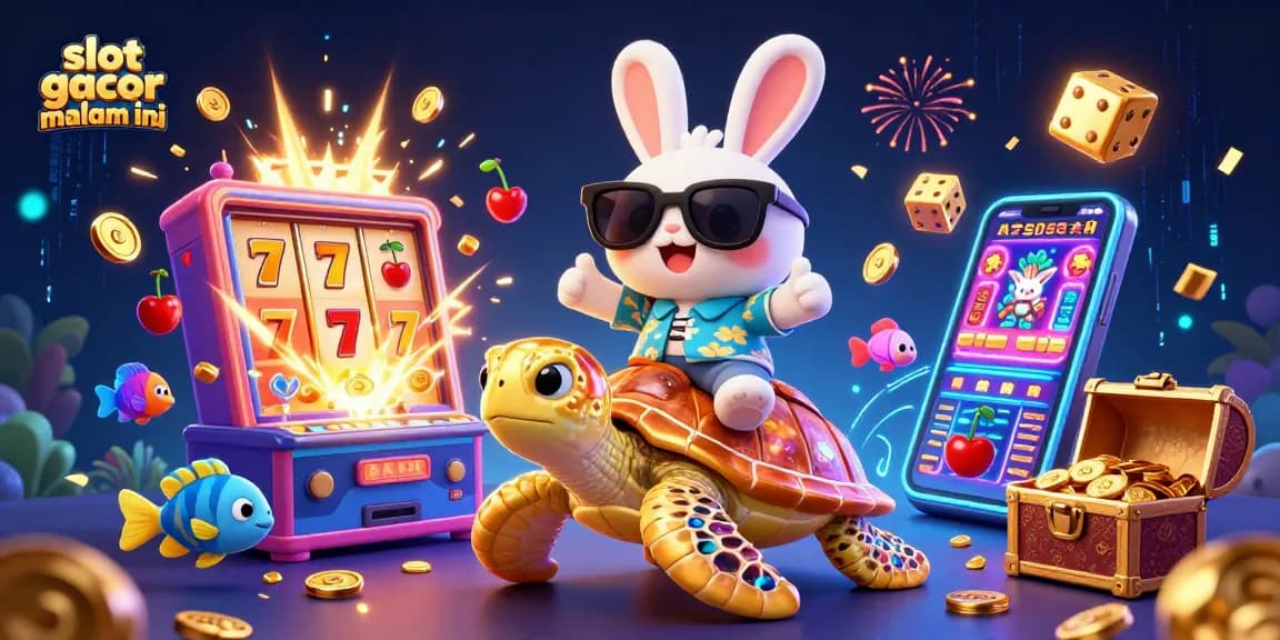 Raih keberuntungan bermain slot gacor malam ini dengan gambar kartun 3D menggemaskan.