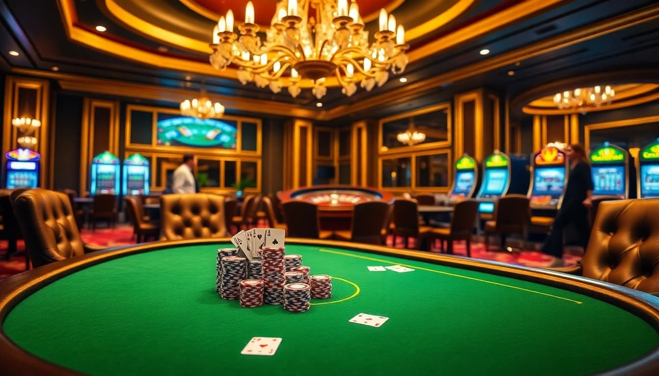 Vivez une action palpitante dans un casino fiable en ligne avec des machines à sous vibrantes et des tables de poker.