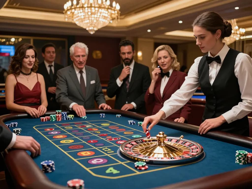 Players engaging with a roulette table at c168-co casino, enjoying strategic gameplay.