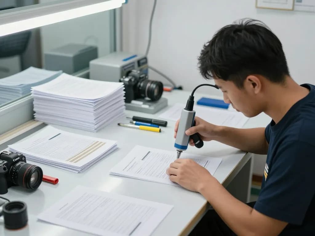 Dịch vụ bóc giấy ép uy tín Hà Nội bởi kỹ thuật viên lành nghề sử dụng công nghệ tiên tiến trong một xưởng hiện đại.