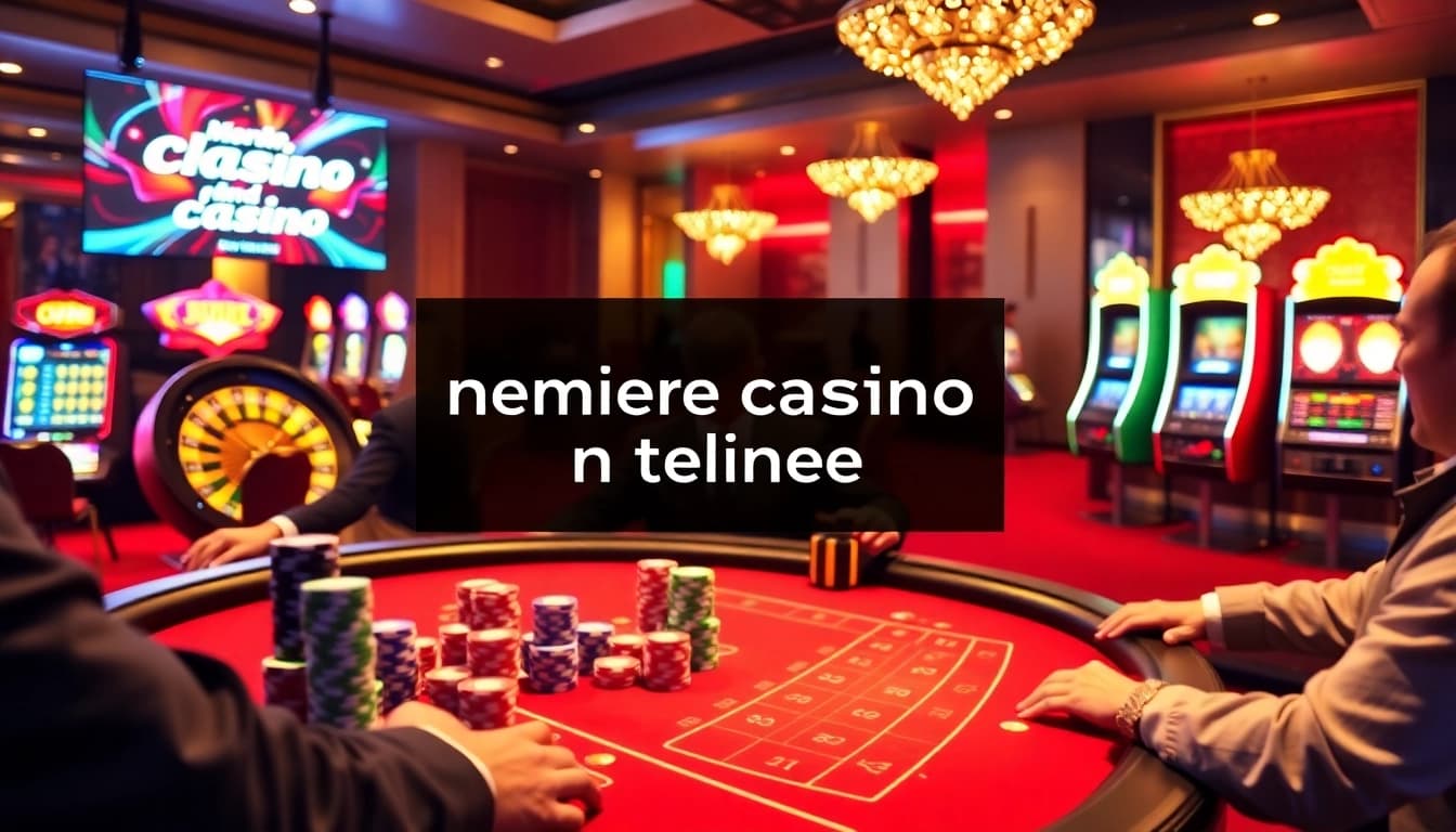 Ressentez l'adrénaline du meilleure casino en ligne avec des joueurs engagés autour d'une table de poker luxueuse.