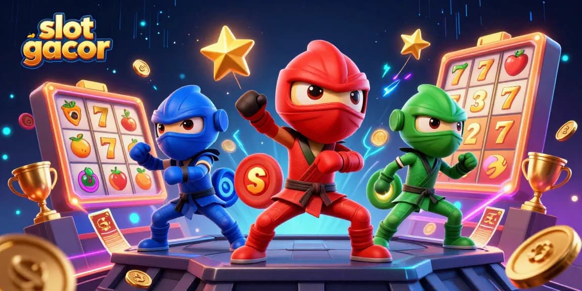Capture winning possibilities with slot gacor as animated chameleons perform in a dynamic casino scene.
