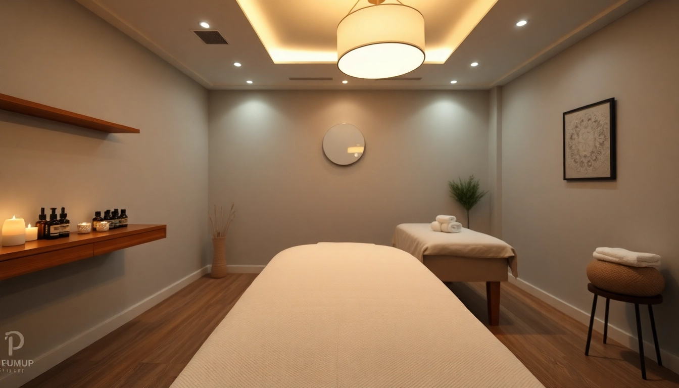 Relaxing massage therapy room highlighting the services of https://forumup.org/.