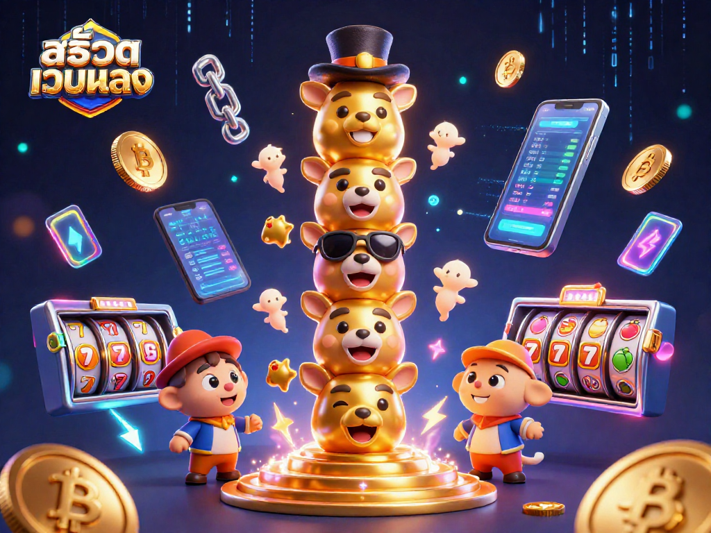 Engage in thrilling slots and jackpots at สล็อตเว็บตรง with vibrant 3D casino elements.