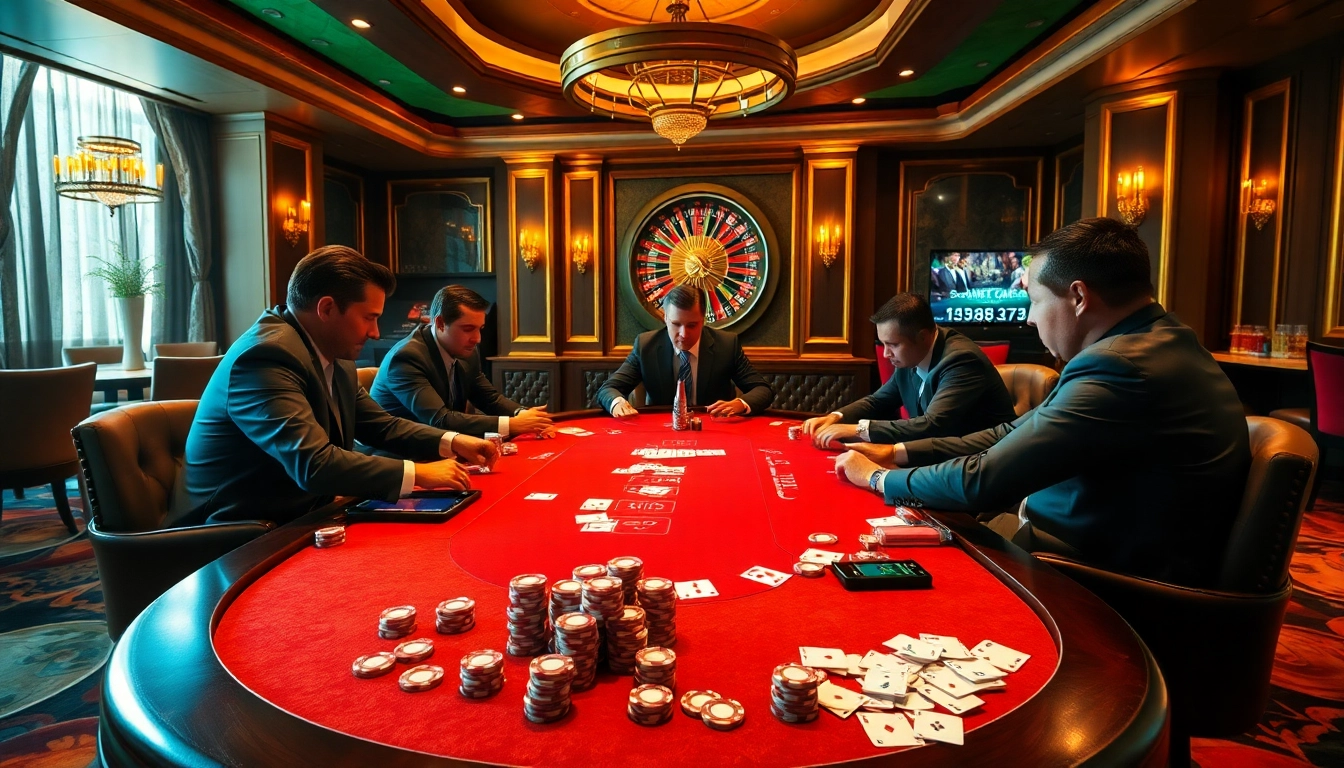 Vivez l'excitation du meilleure casino en ligne avec des jetons de poker et des cartes à jouer dans un cadre haut de gamme.