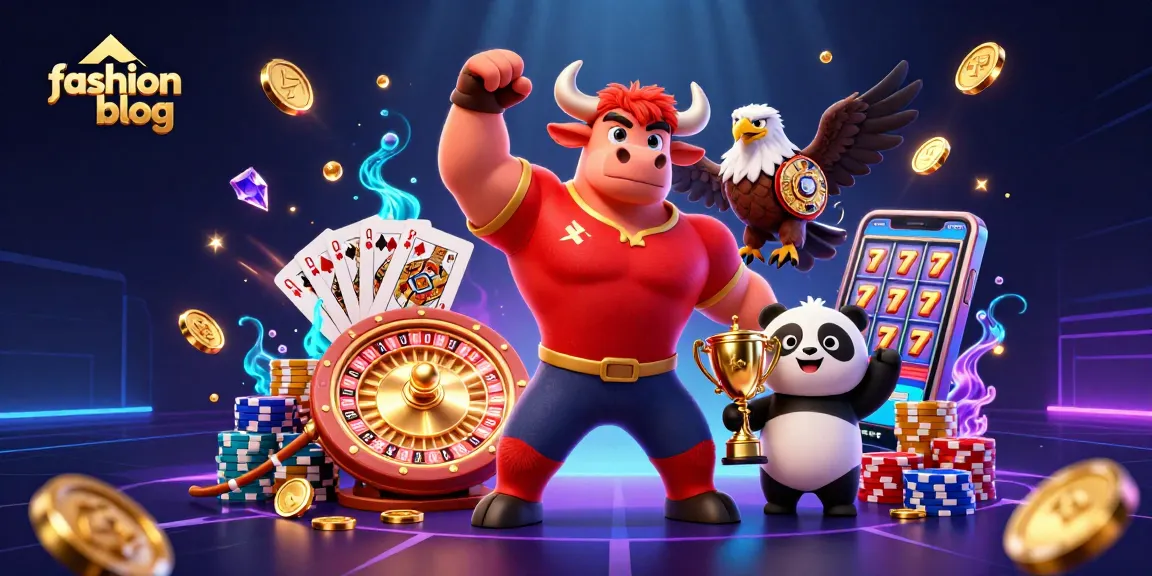 Experience excitement with this fashion blog illustration showcasing vibrant casino action and big wins.