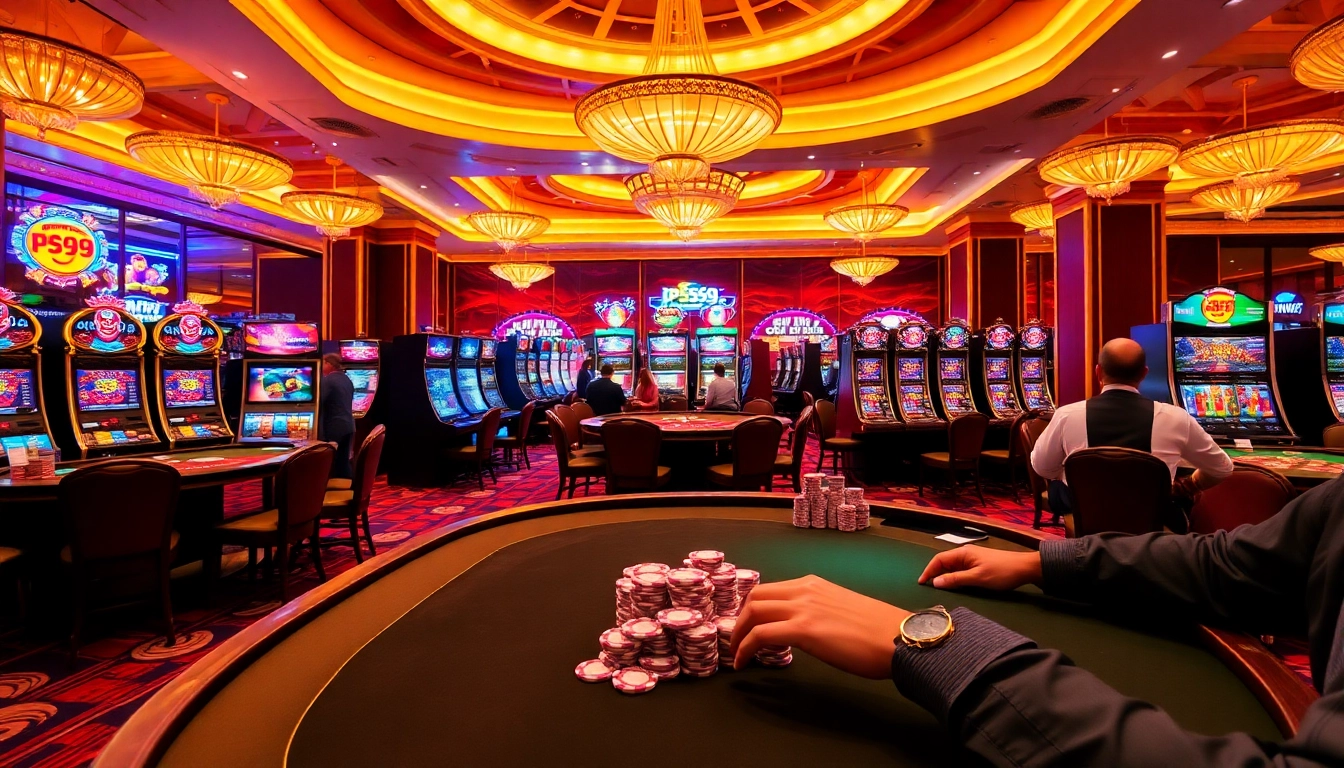 Experience the excitement of gambling at PS99 COM with vibrant casino games and engaging players.