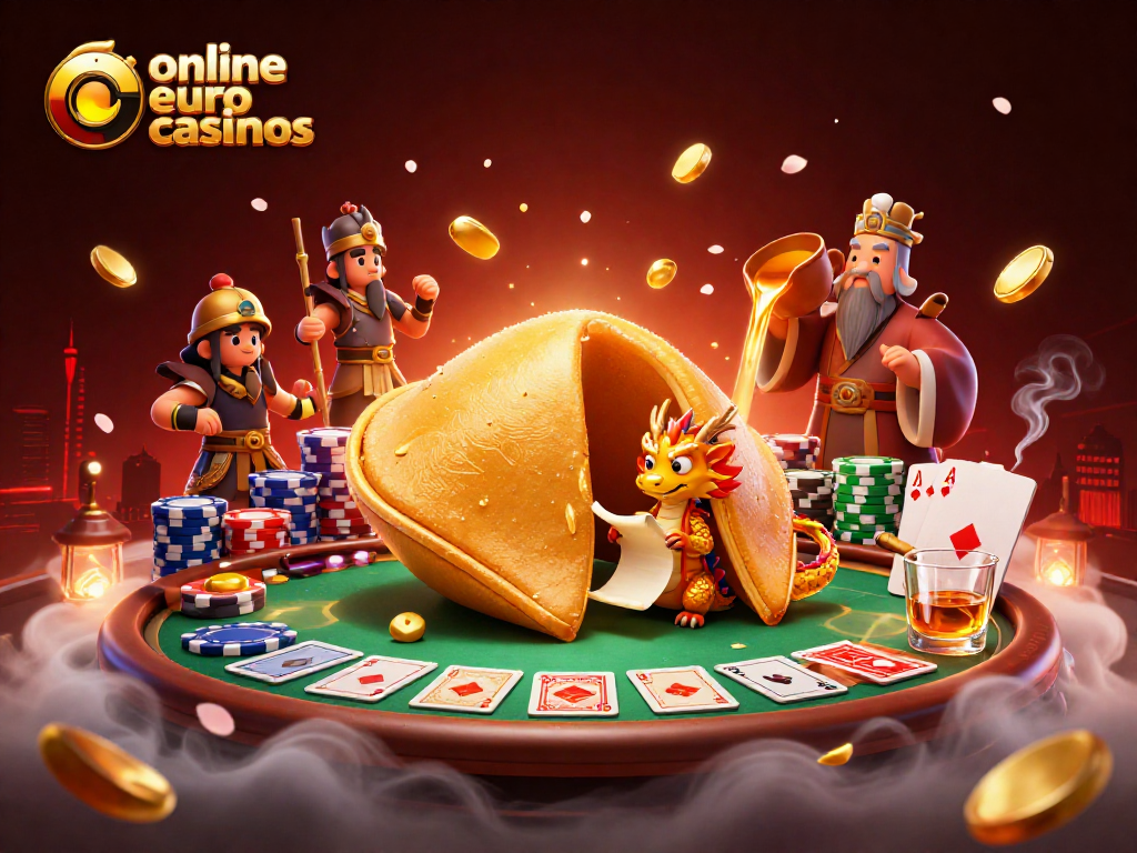 Engage with online euro casinos featuring a wise dragon and unique gaming elements.