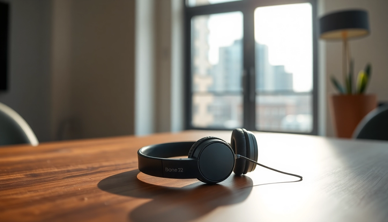 A user enjoying the sleek Bone X2 Bone Conduction Headphones, showcasing innovative design and comfort.