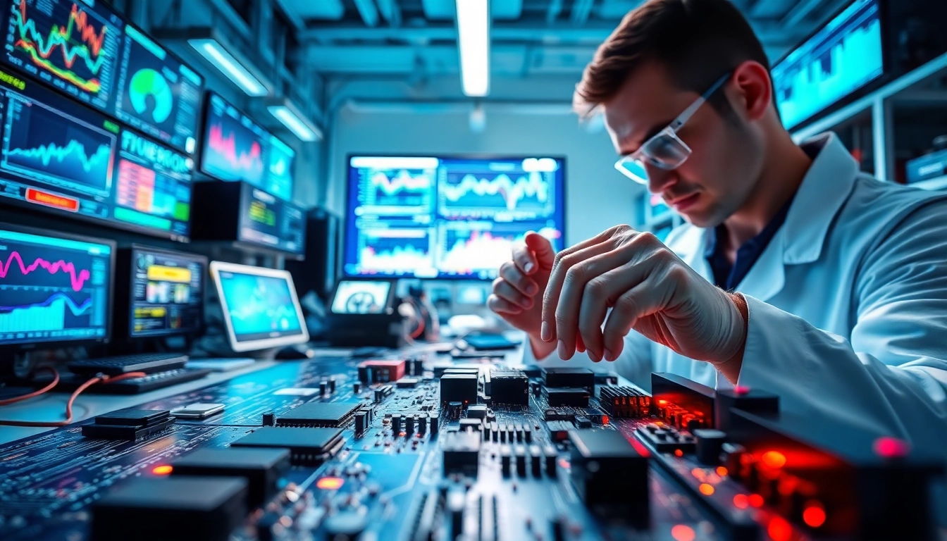Discover innovative Technology tools in a bright lab setting with a focused scientist.