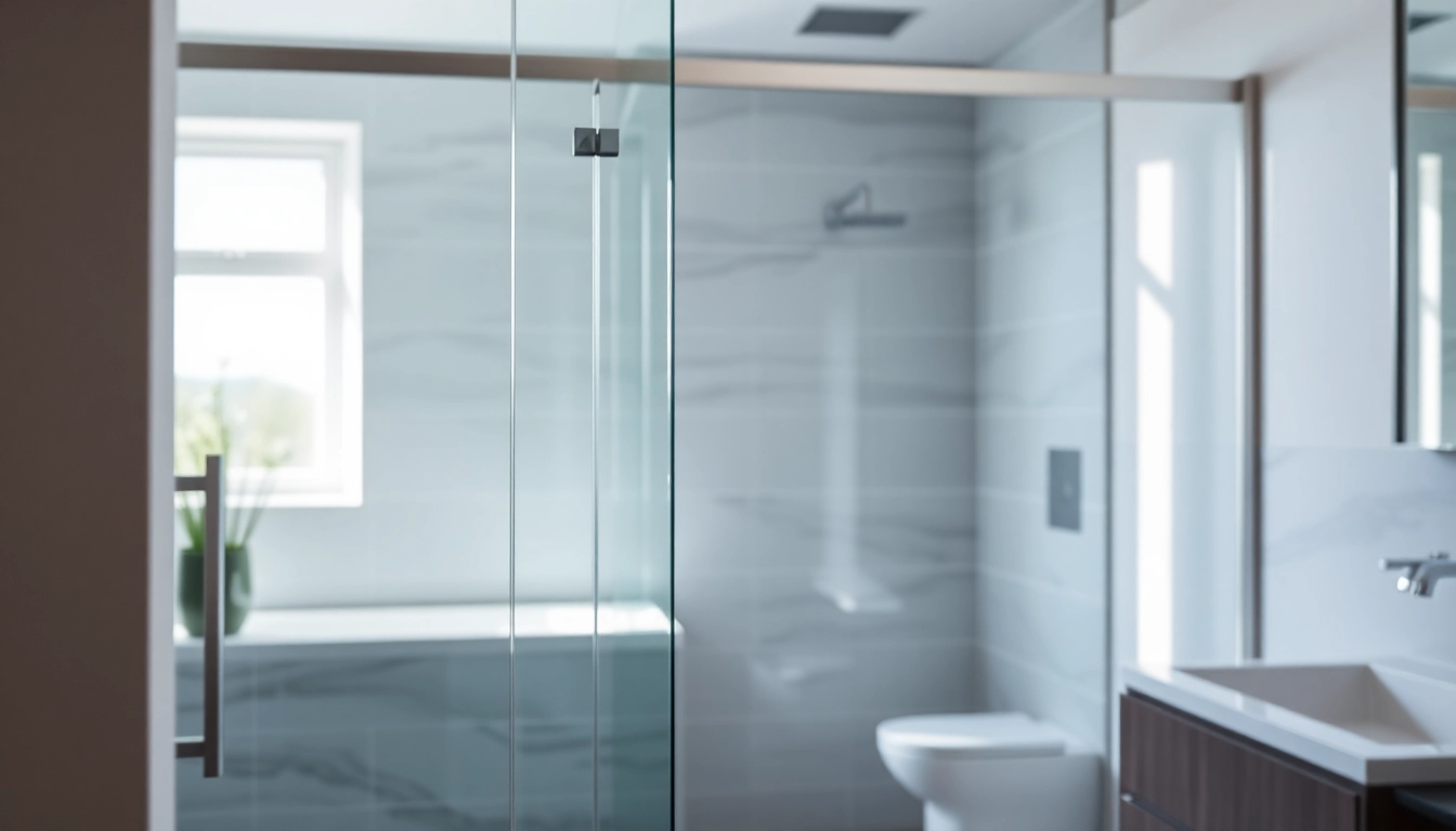Installation of semi frameless shower screens enhances bathroom elegance and functionality.
