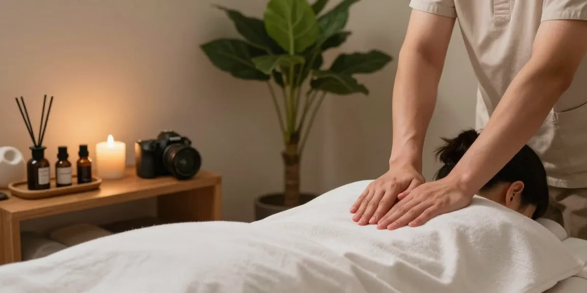 Swedish massage session at makangs.com/region/국내/서울-/마사지-스웨디시 in a serene spa environment.