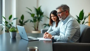 Consult with a professional on life insurance options, showcasing personalized guidance and trust.