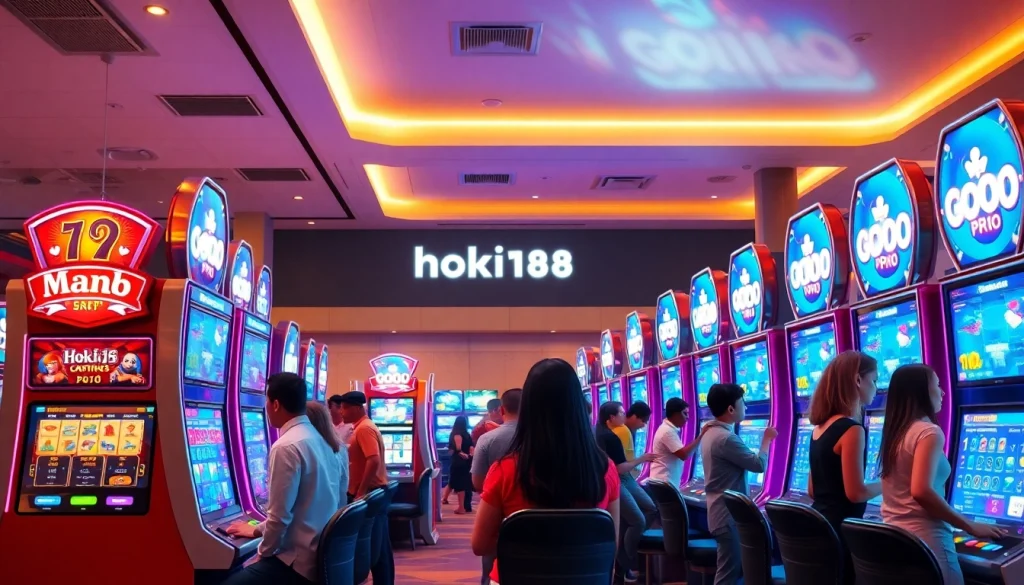 Players enjoying the vibrant and engaging online gaming experience at hoki138 pro's digital casino.