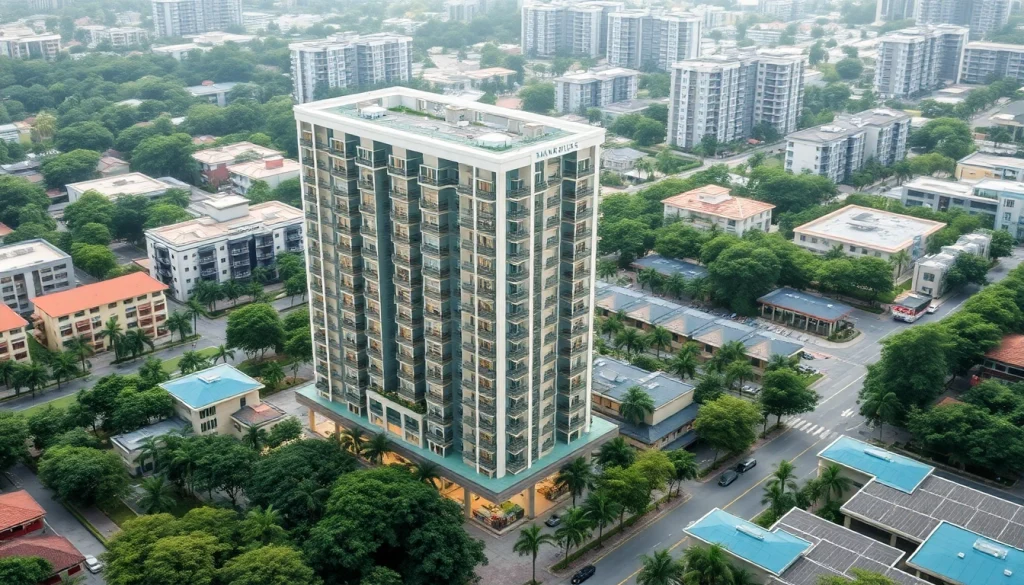 Showcase of tamipes ec highlighting luxury executive condominium design and lush surroundings.