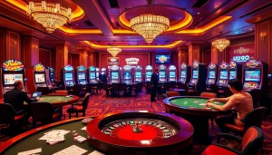 Experience the thrill of betting in UU88 Casino with vibrant games and exciting casino tables.