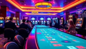 Actively playing in the best online casino Canada with vibrant games and engaging atmosphere.