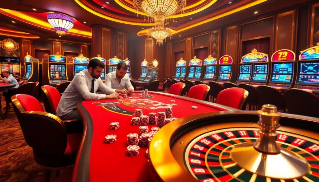 Trải nghiệm sự phấn khích của ứng dụng CG 79 tại bàn casino sôi động với các pha poker đầy kịch tính.
