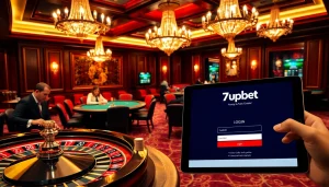 Experience seamless 7upbet login with thrilling casino action and vibrant gaming tables.