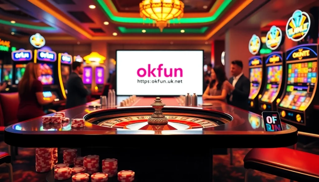 Experience the excitement of online gambling at https://okfun.uk.net/ with vibrant casino visuals and engaging gameplay.