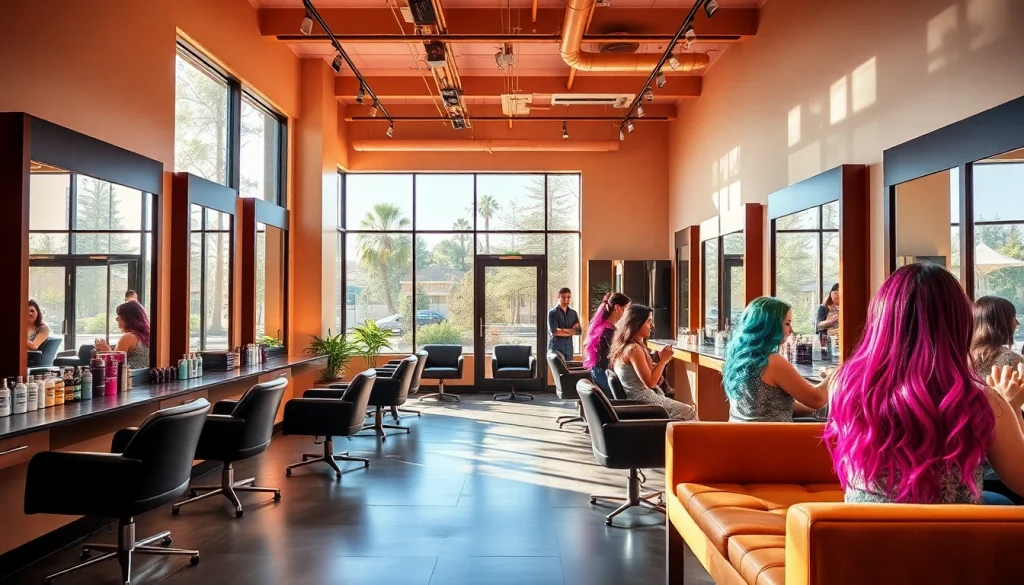 Experience the best perm san diego at a modern, stylish salon with happy clients and expert stylists.