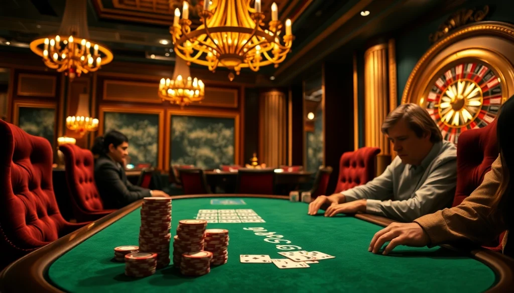 Experience the thrill at a premium rik vip casino poker table with engaging chips and cards.